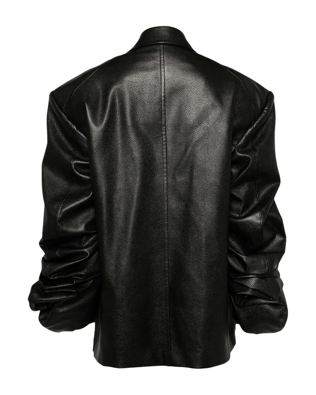 Junya Watanabe Black Double Breasted Power Shoulder Jacket