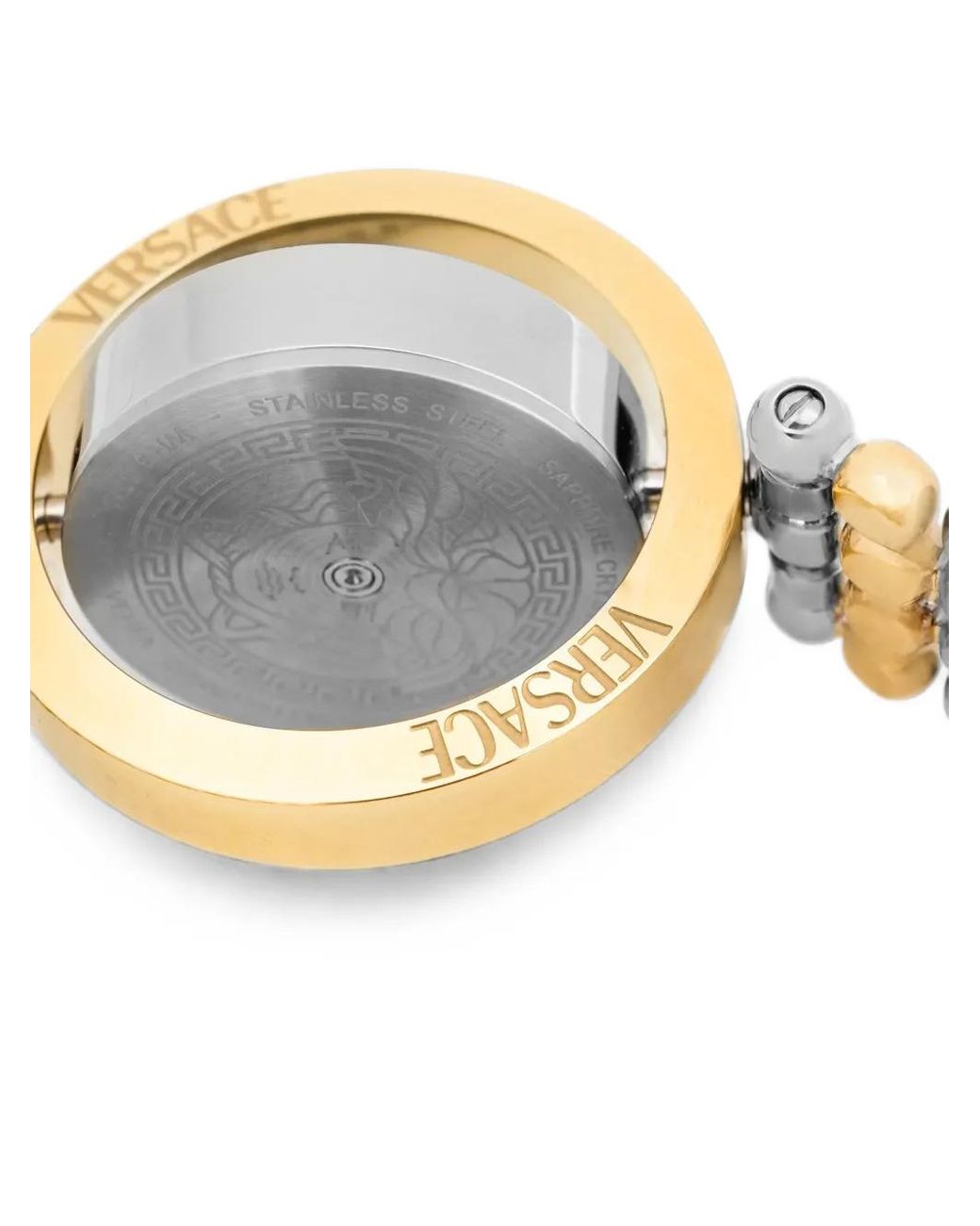 Versace Metallic Greca-Pattern 35Mm Watch