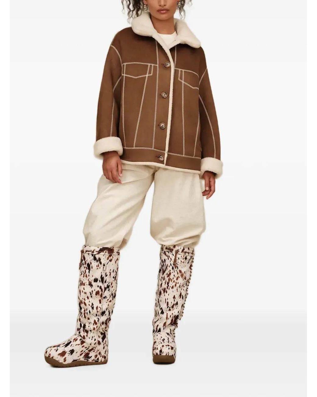 Ugg Brown Frankie Reversible Jacket