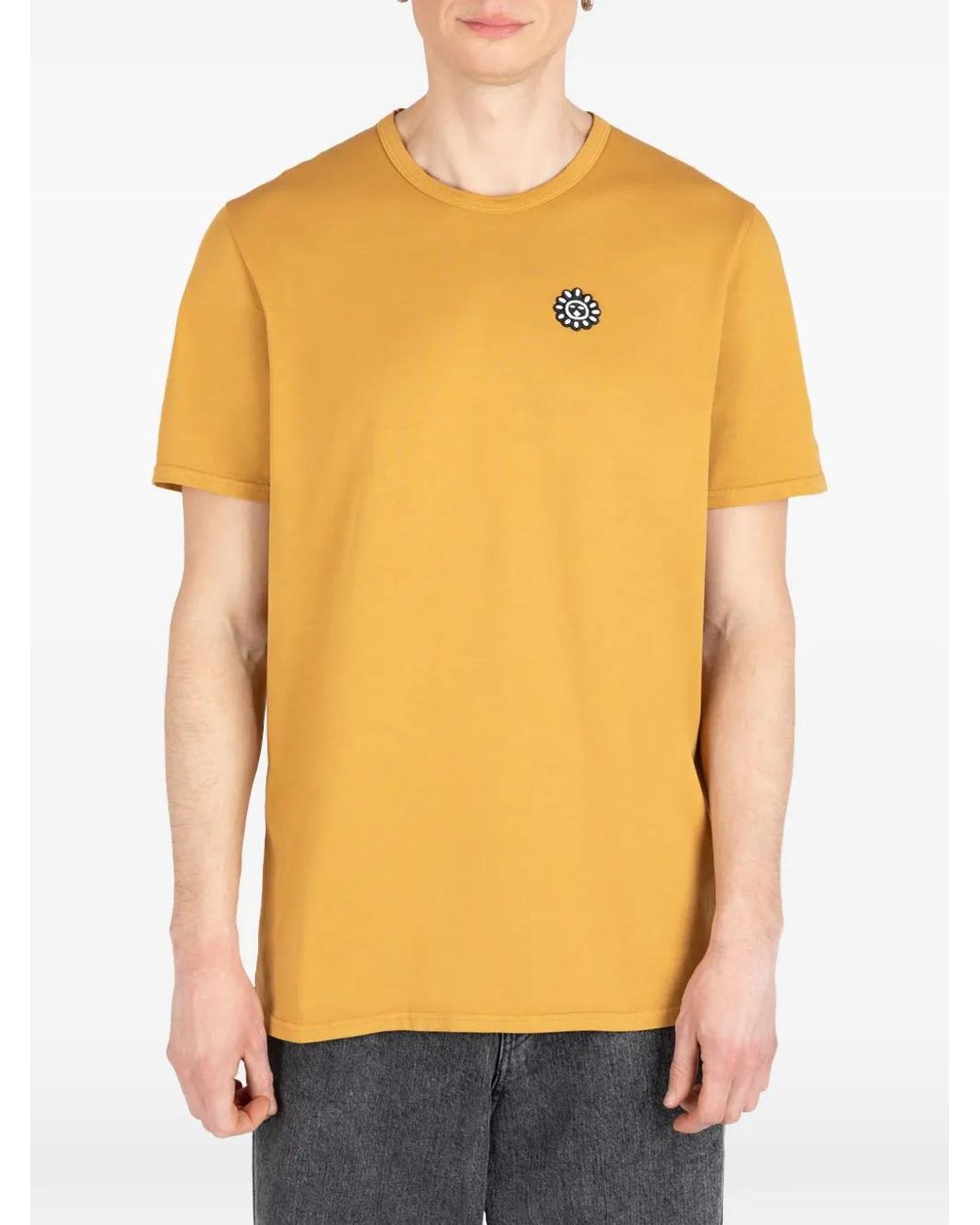 Societe Anonyme Yellow T-Shirt Sunny À Manches Courtes