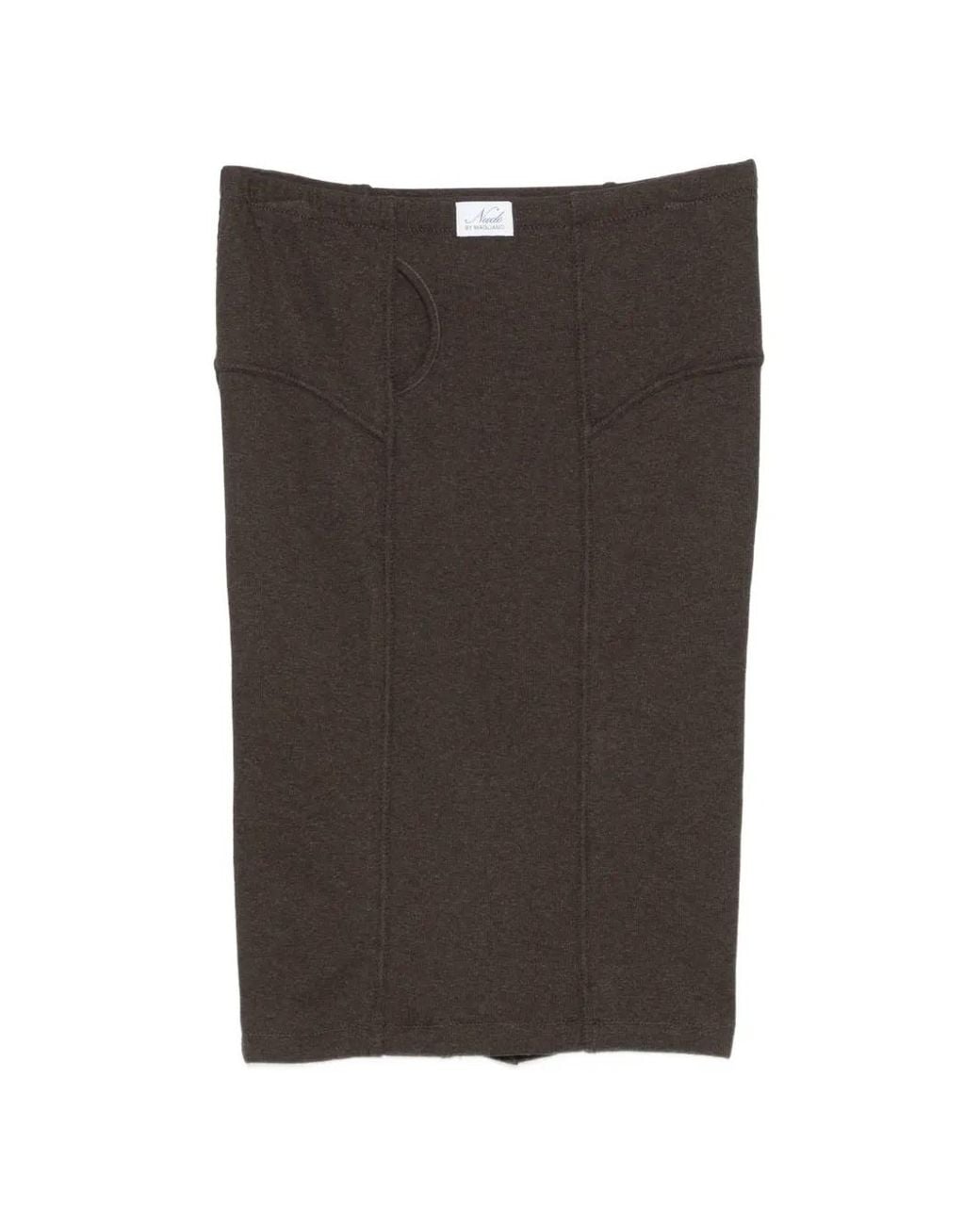 Magliano Black Nudo Mutanda Mini Skirt