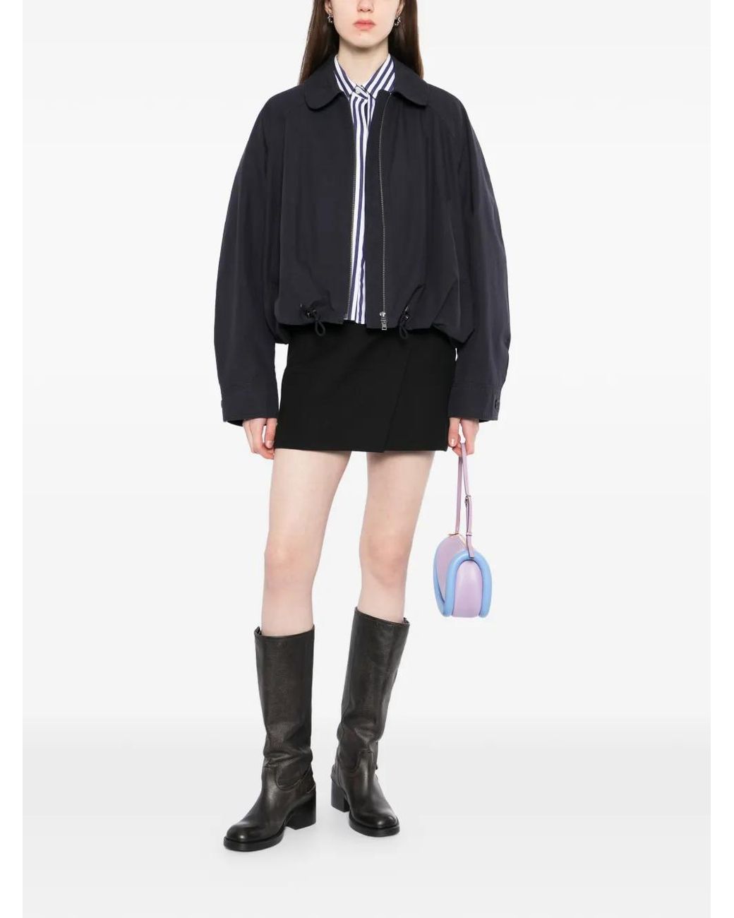 JNBY Black Crop Jacket