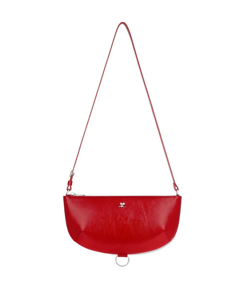 Courreges Holy Eclipse Schoudertas in het Red