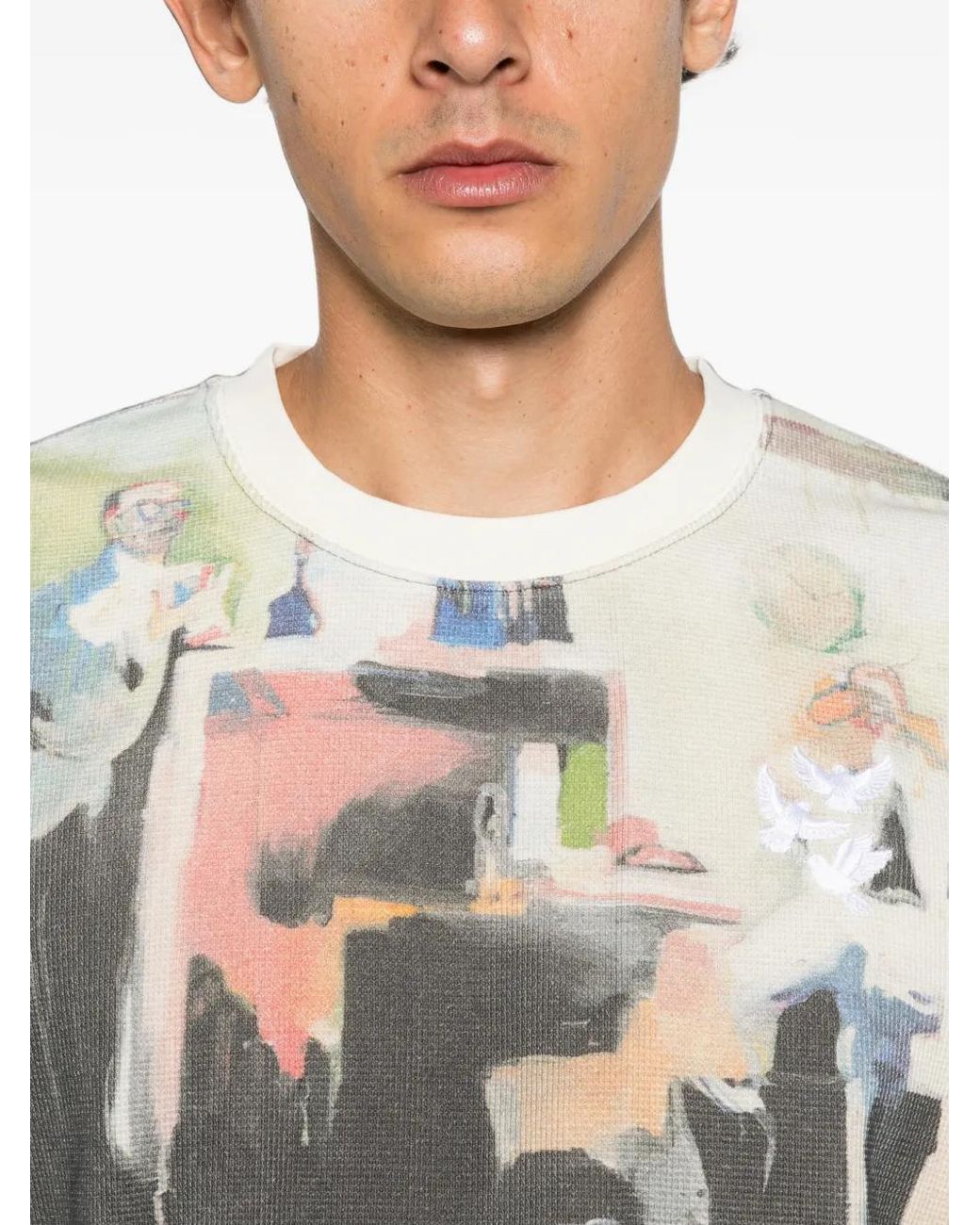 Kidsuper White Sweat À Imprimé Graphique for men