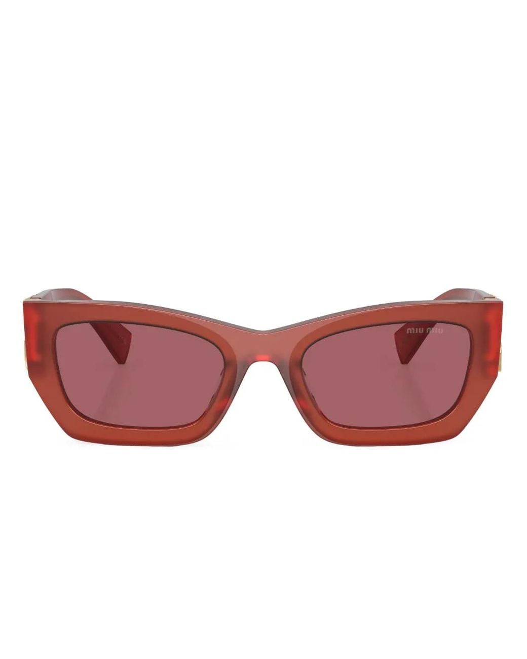 Miu Miu Red Sunglasses