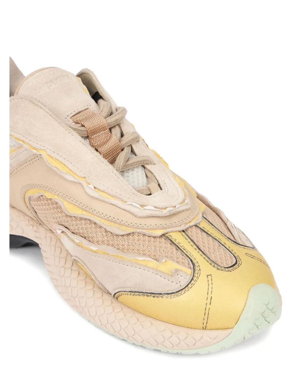 Roberto Cavalli Natural Chunky-Sole Sneakers