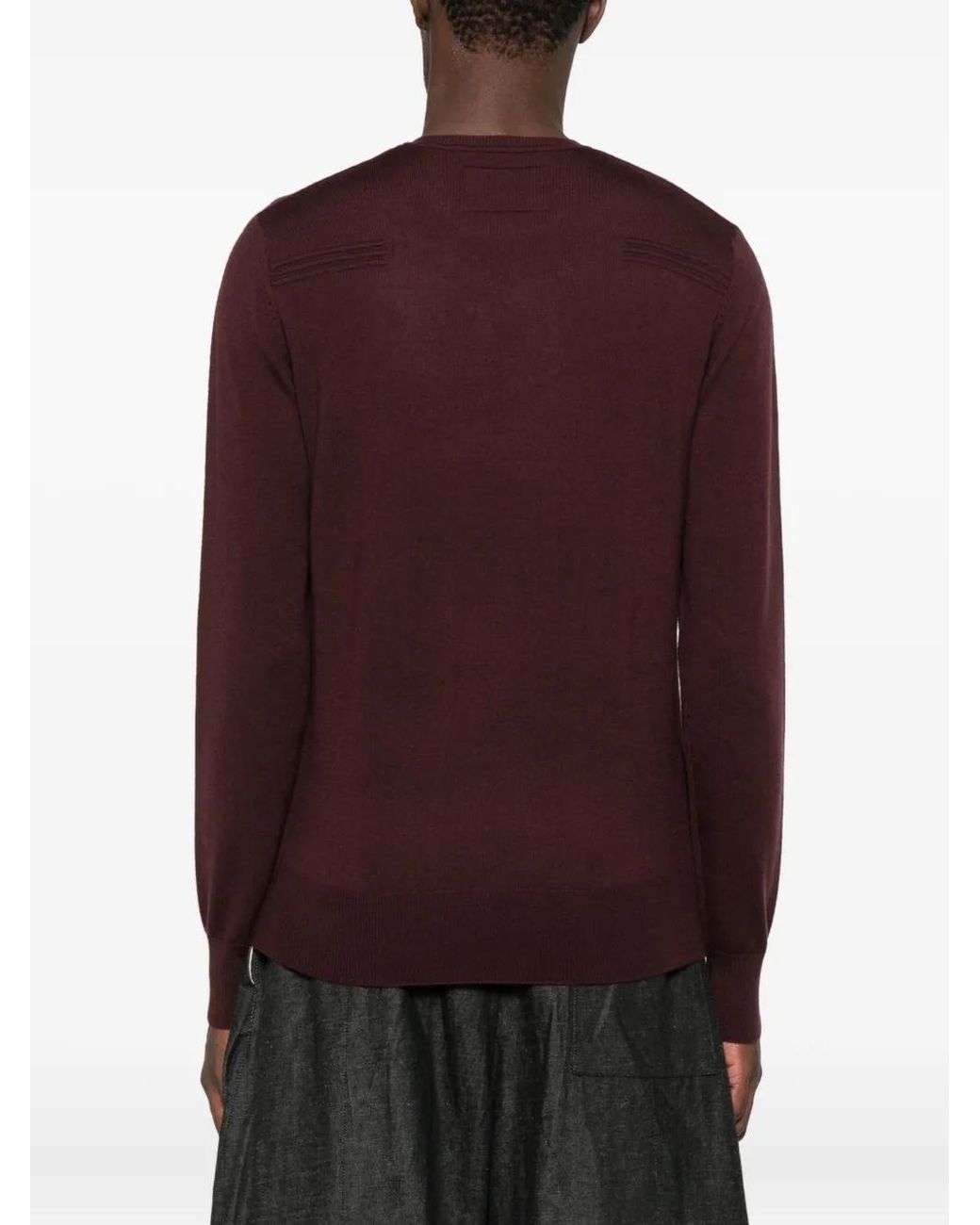 Patrizia Pepe Purple Wool Jumper for men