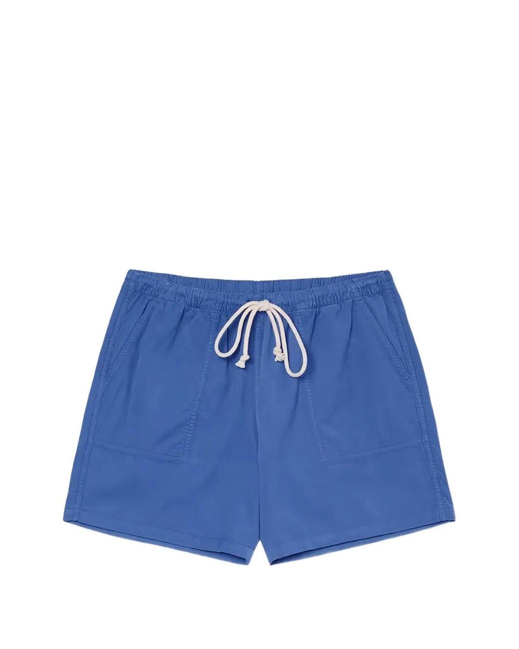 La Paz Blue Formigal Corduroy Drawstring Shorts for men