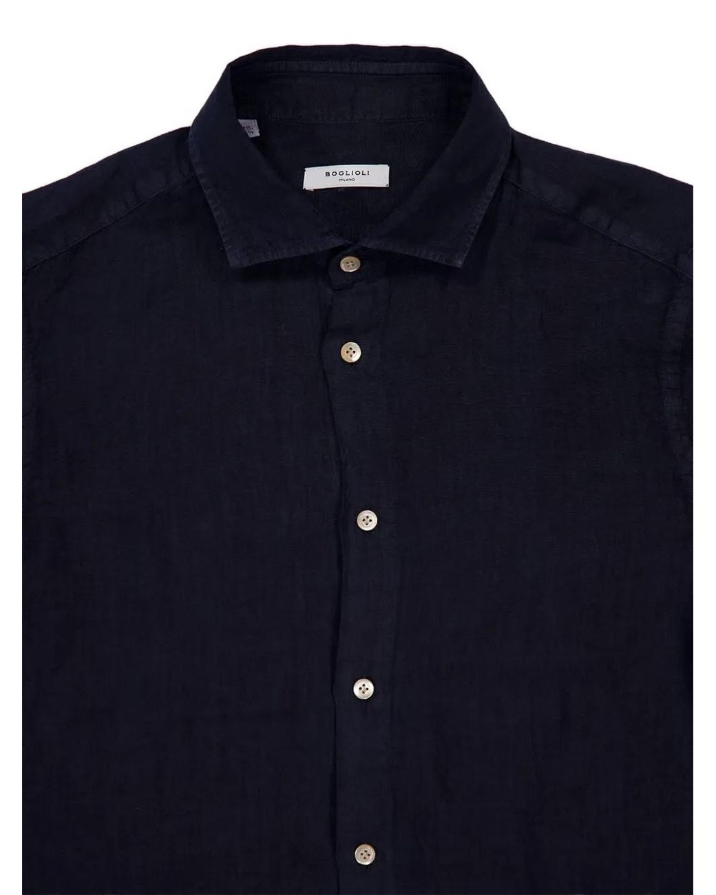 Boglioli Blue Long-Sleeve Shirt for men