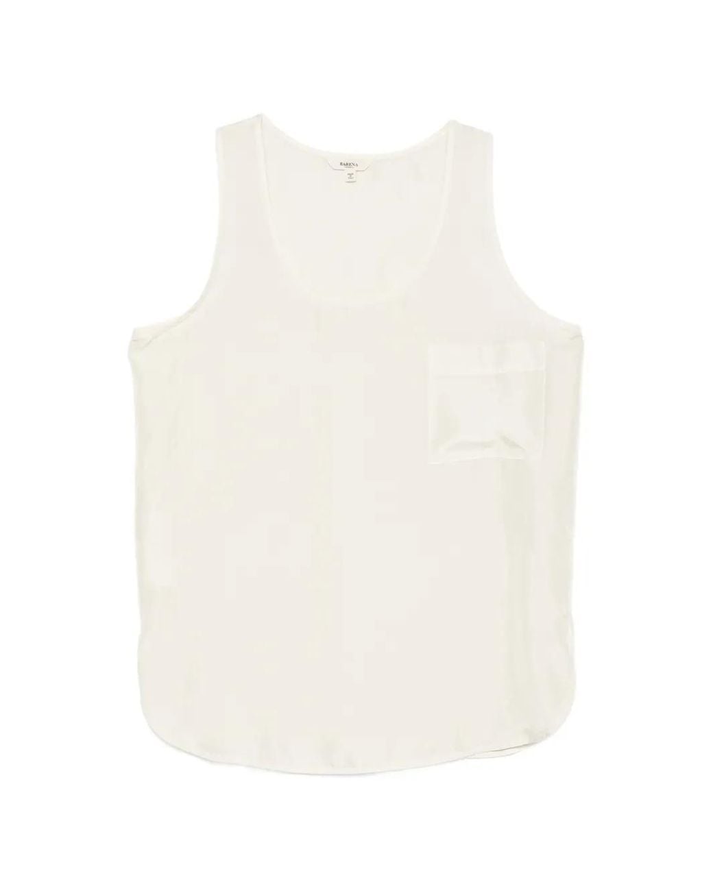 Top Con Tasche di Barena in White