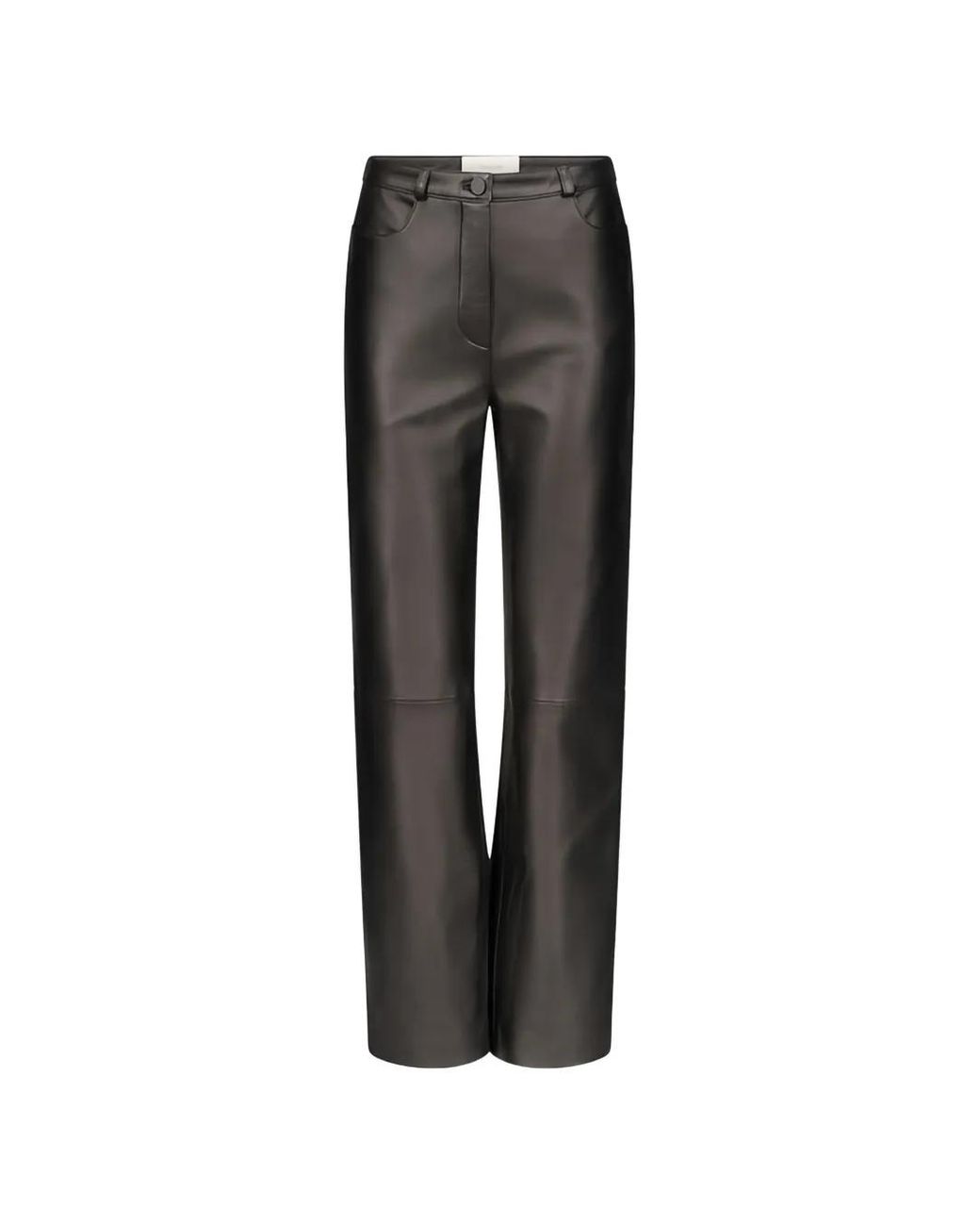 Loulou de Saison Black Leather Trousers