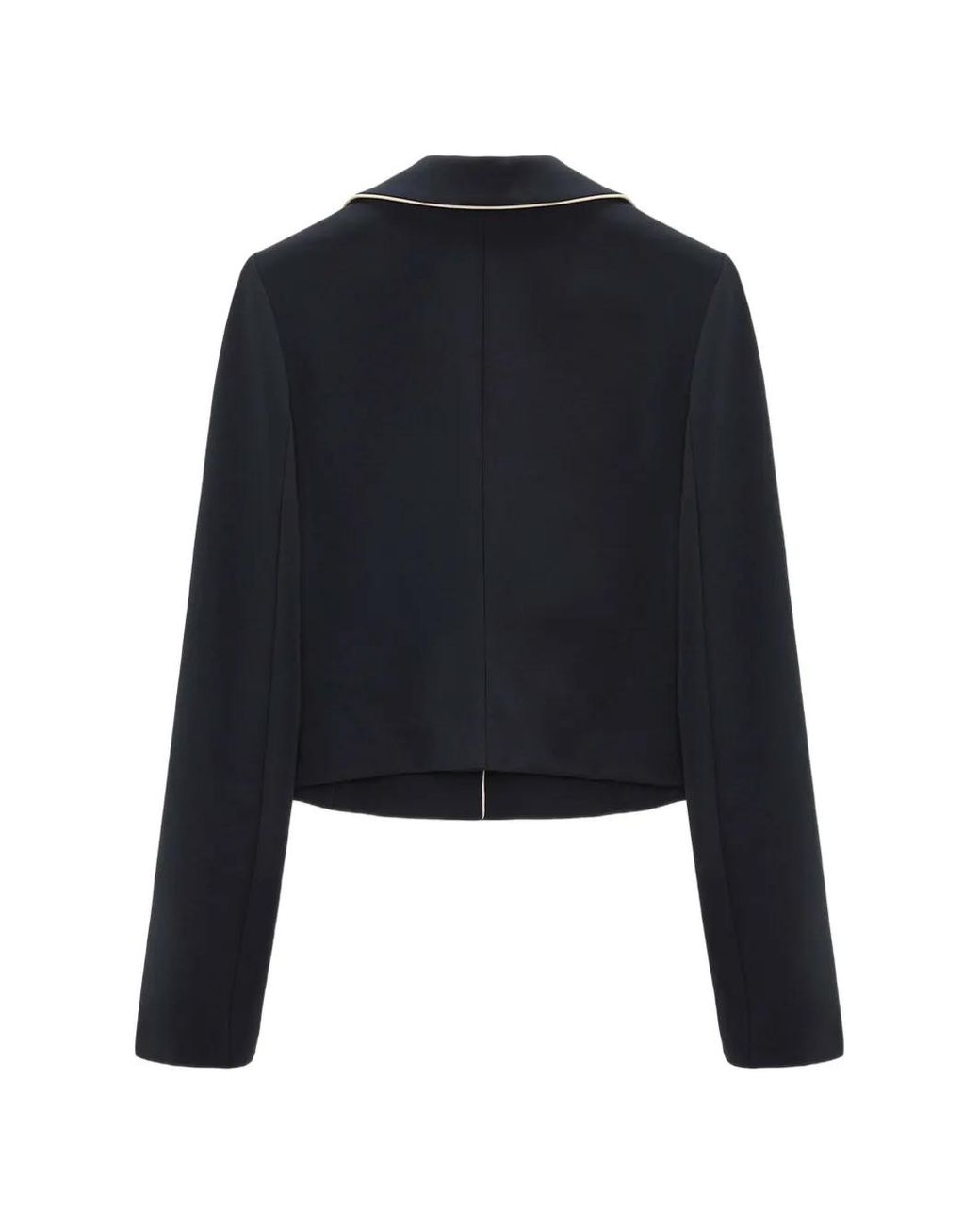 Dorothee Schumacher Black Piped Pocket Jacket