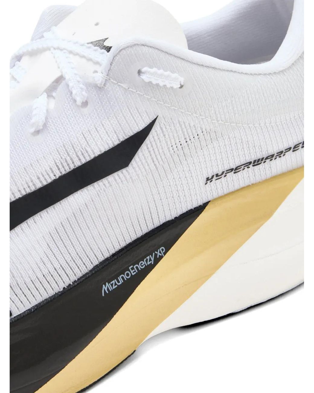 Mizuno White Hyperwarp Elite Logo-Print Sneakers