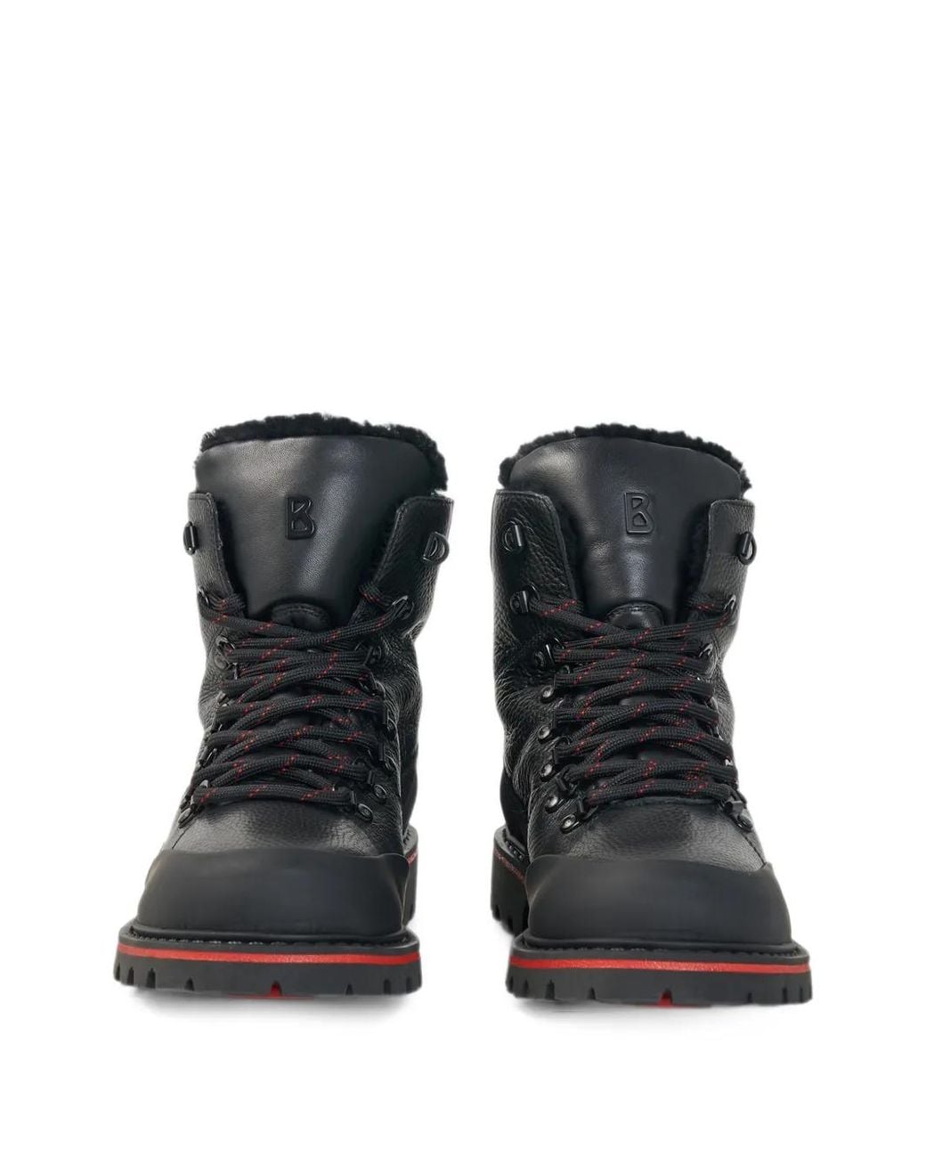 Bogner Black Helsinki Lace-Up Boots for men
