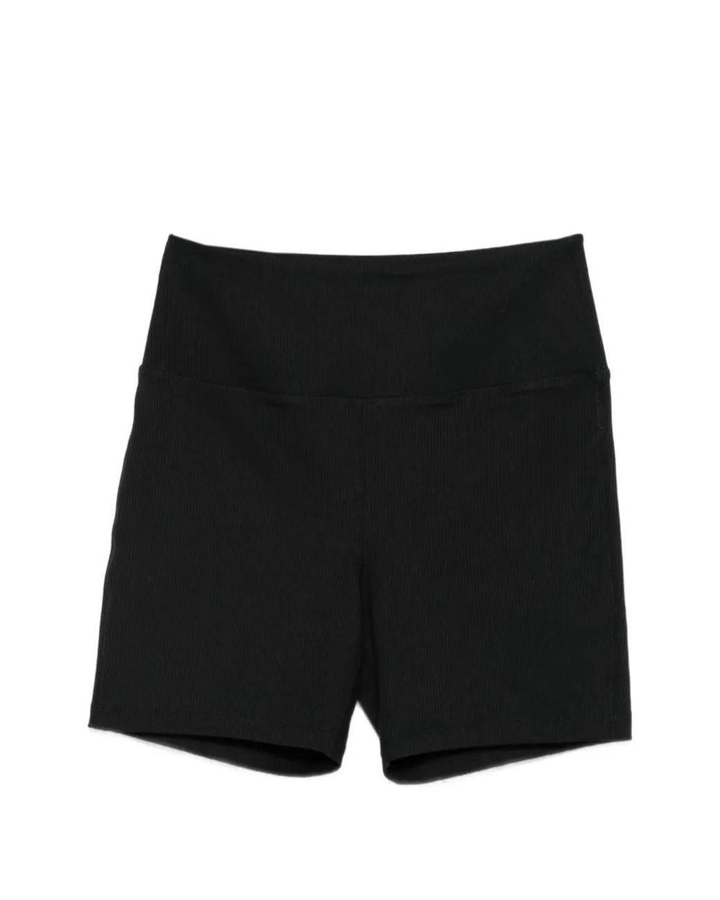 J.Lindeberg Black Elisa Ribbed Biker Shorts