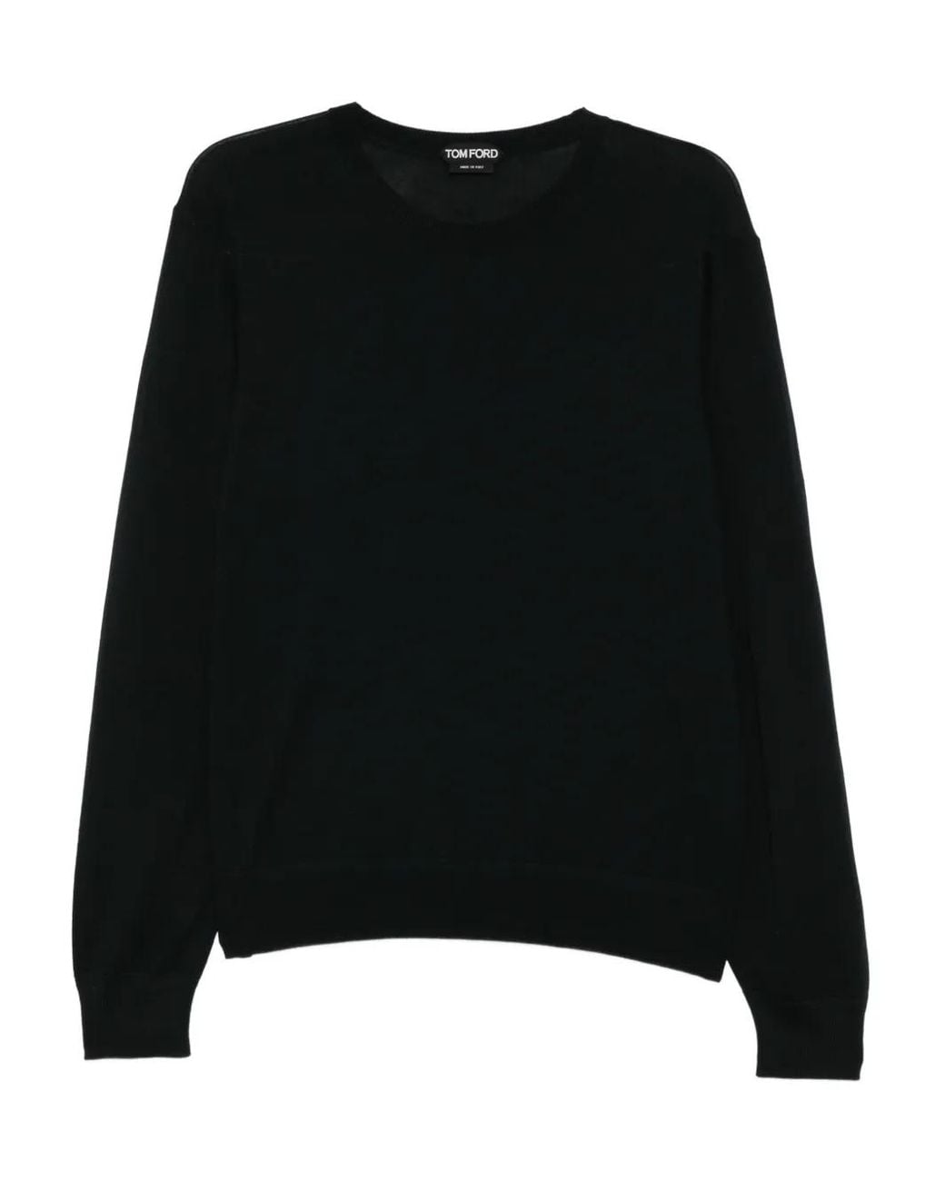 Tom Ford Black Crew Neck T-Shirt for men