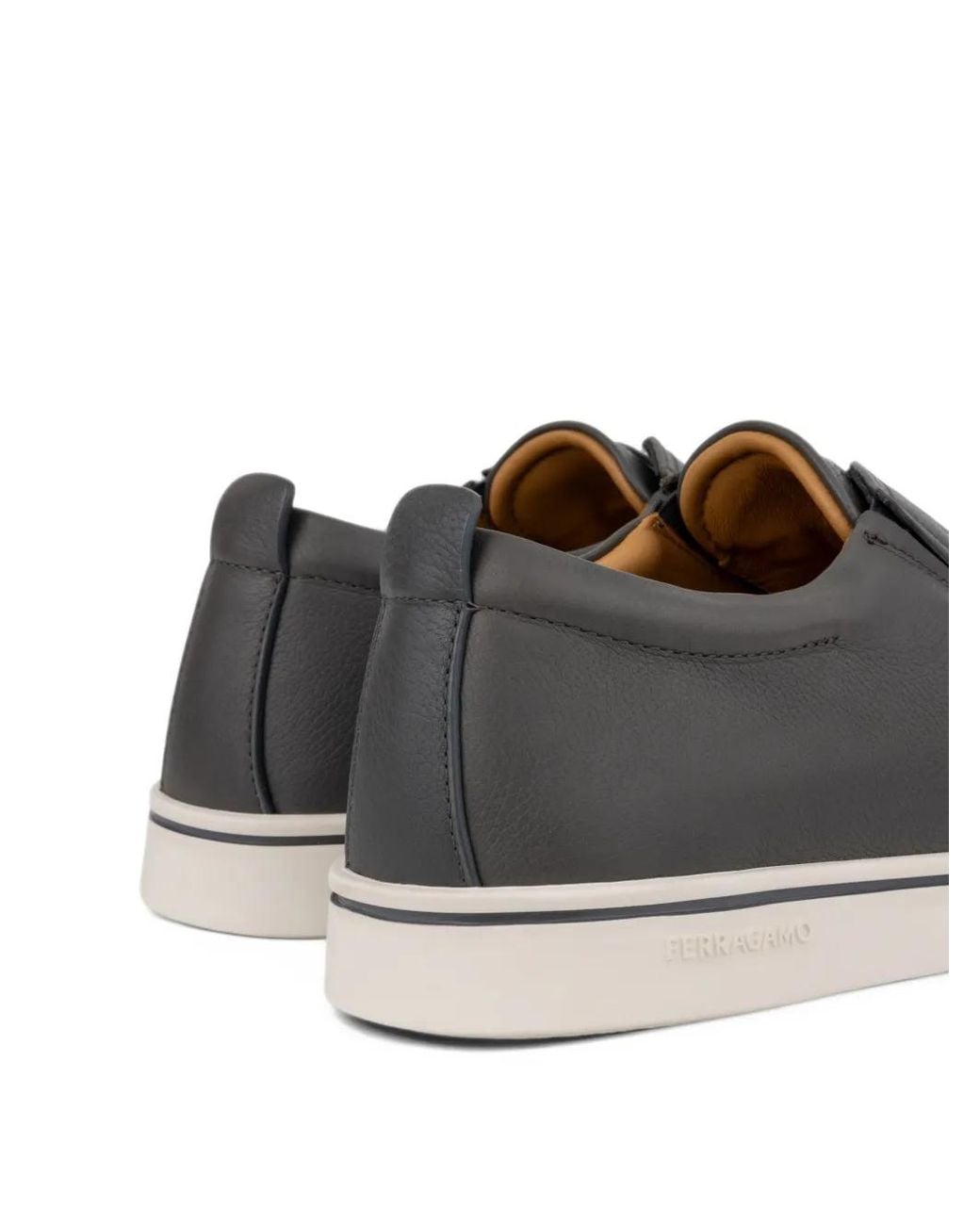 Ferragamo White Derbies Sans Lacets for men