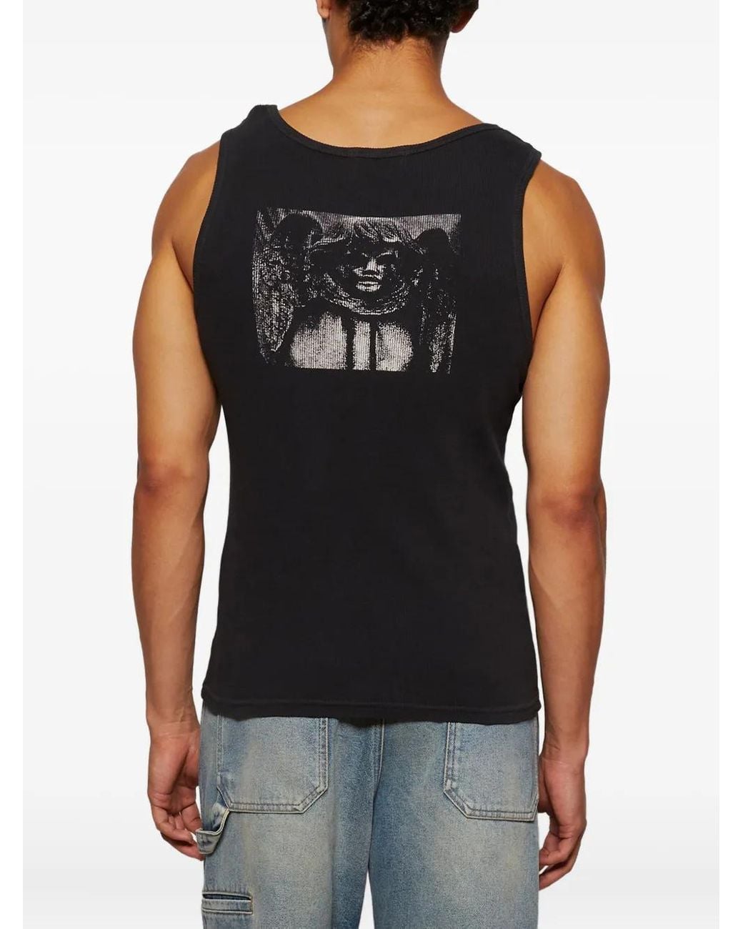 Enfants Riches Deprimes Russian Na Graphic Tank Top in Black for