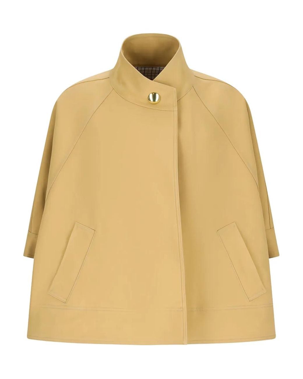 DARKPARK Natural Nat Short-Sleeve Button Trench Coat