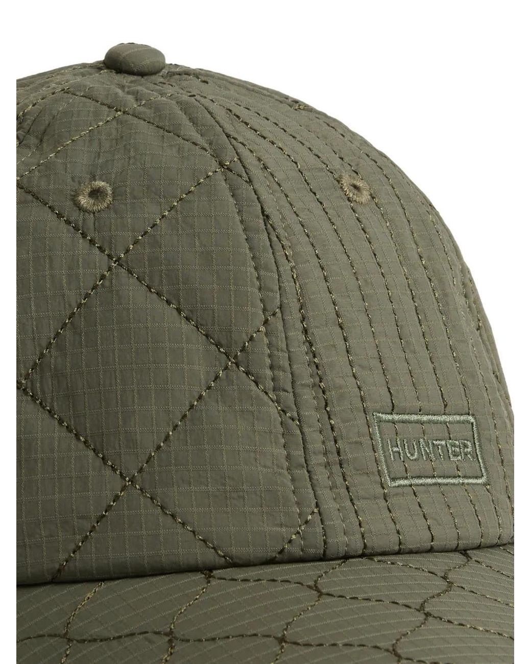 Cappello Da Baseball Patchwork di Hunter in Green
