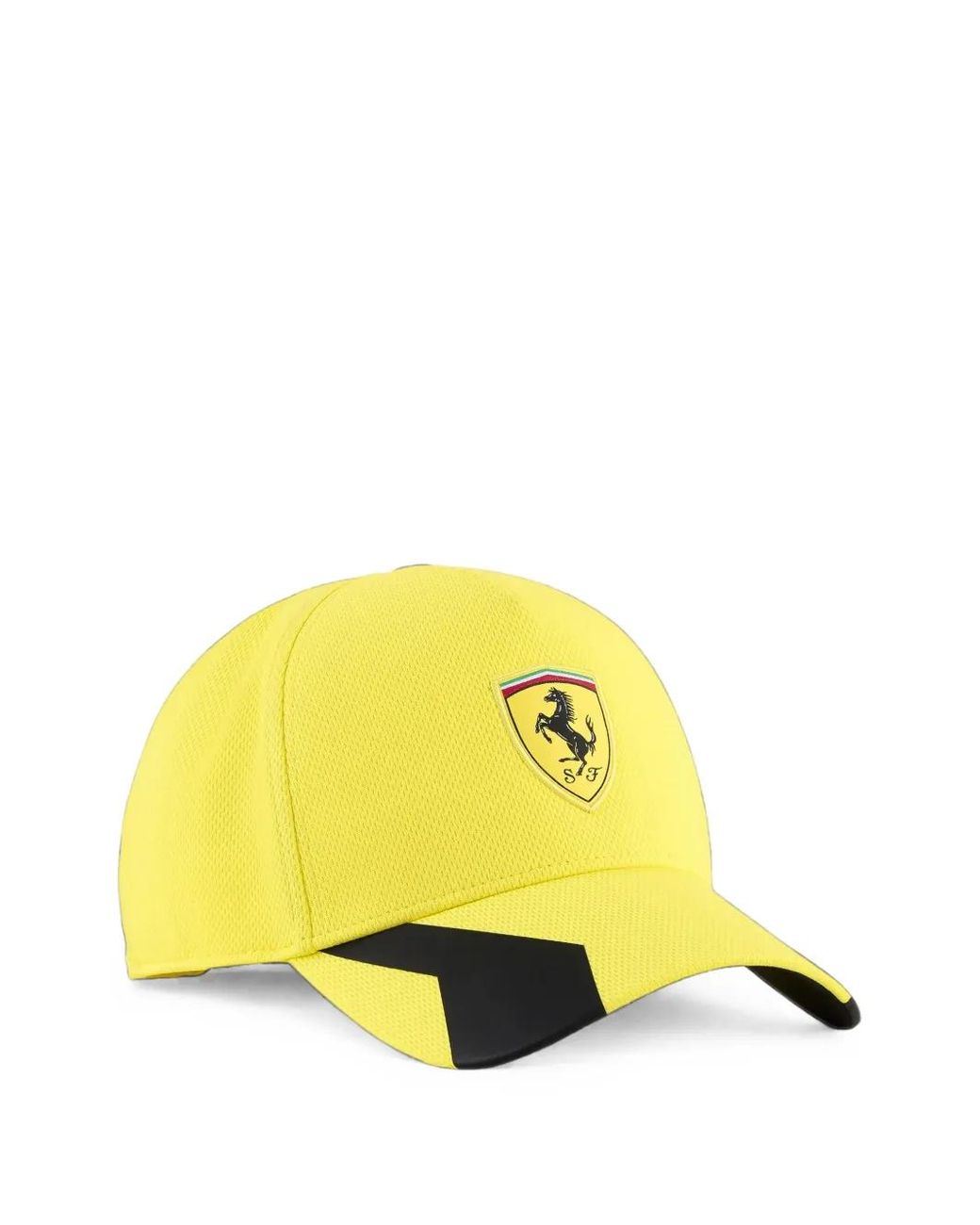 PUMA Yellow Logo-Patch Baseball Cap for men