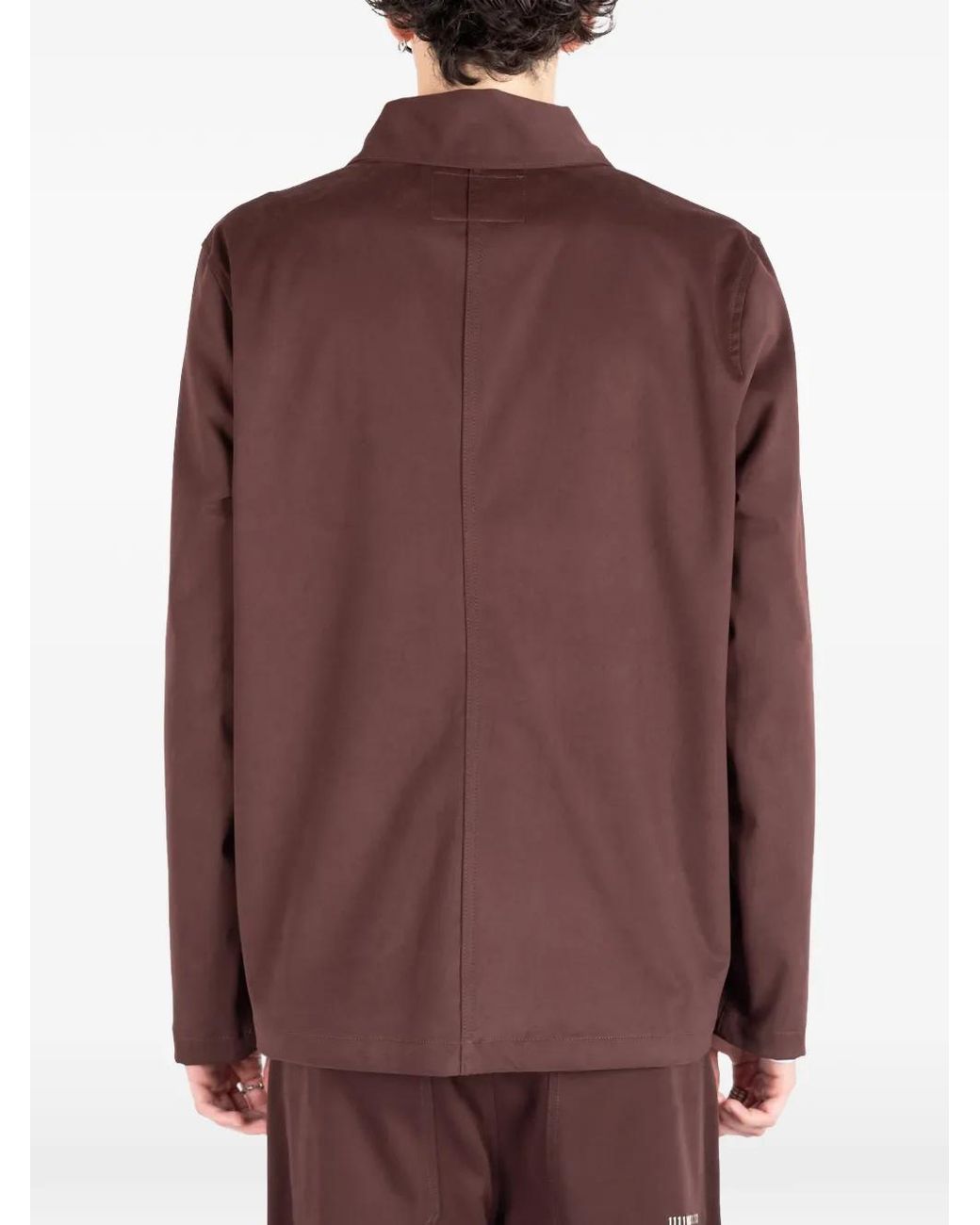 Societe Anonyme Brown Patch-Pocket Cotton Jacket for men