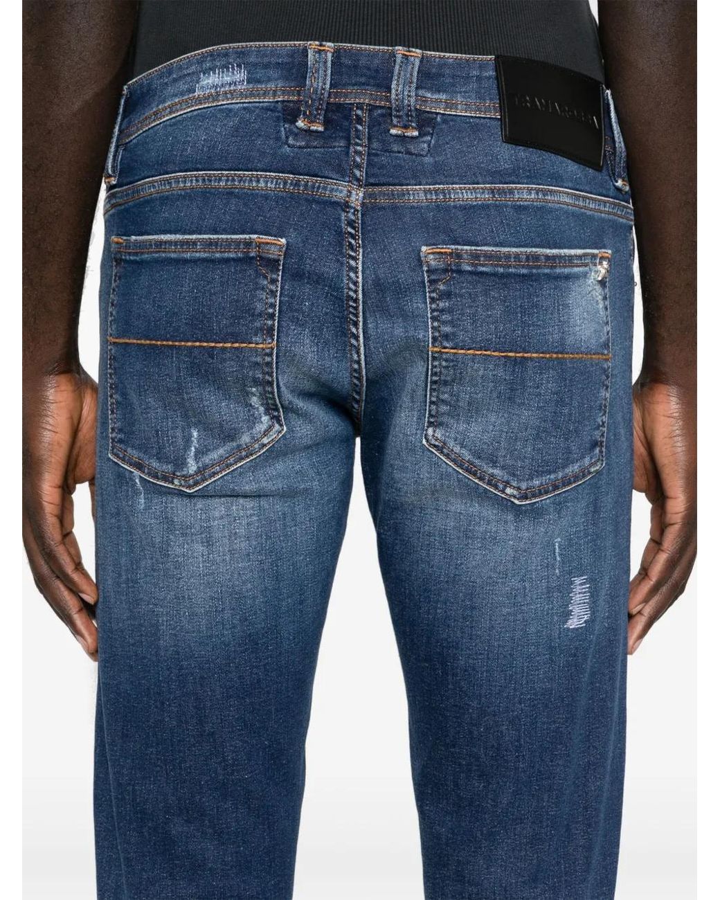 Sartoria Tramarossa Blue Confort Slim Jeans for men