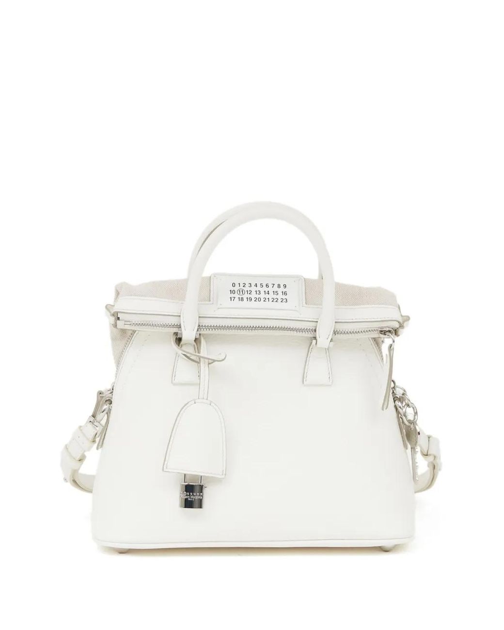 Maison Margiela White 5ac Mini Leather Handbag