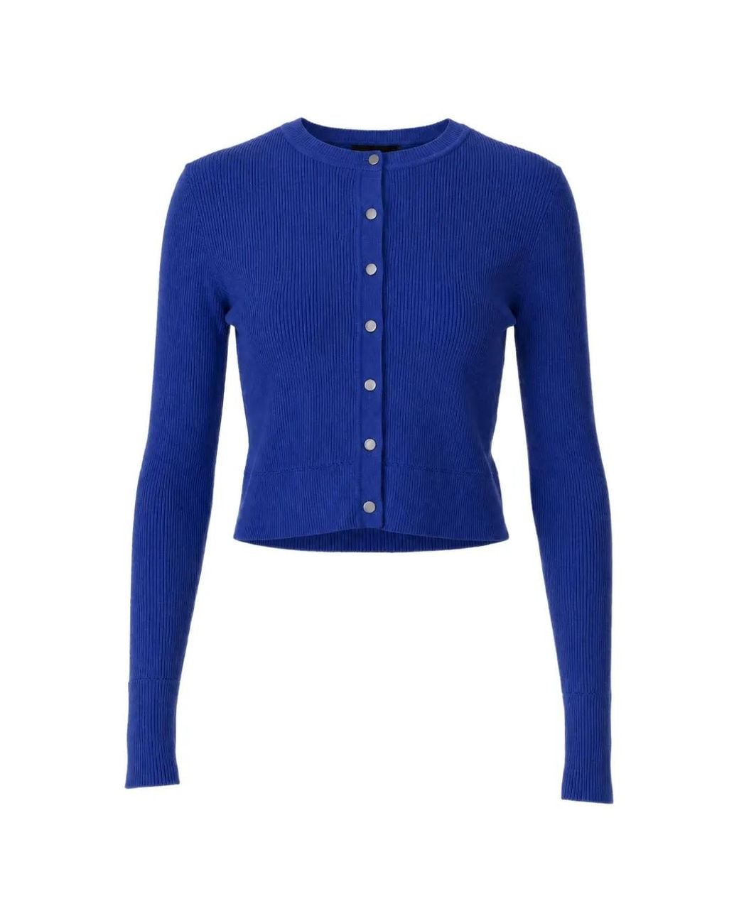 Toccin Blue Zoe Cropped Cardigan