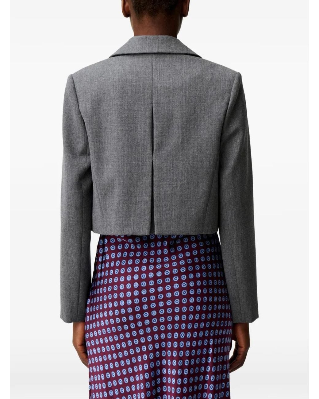 Claudie Pierlot Gray Tailored Wool Jacket