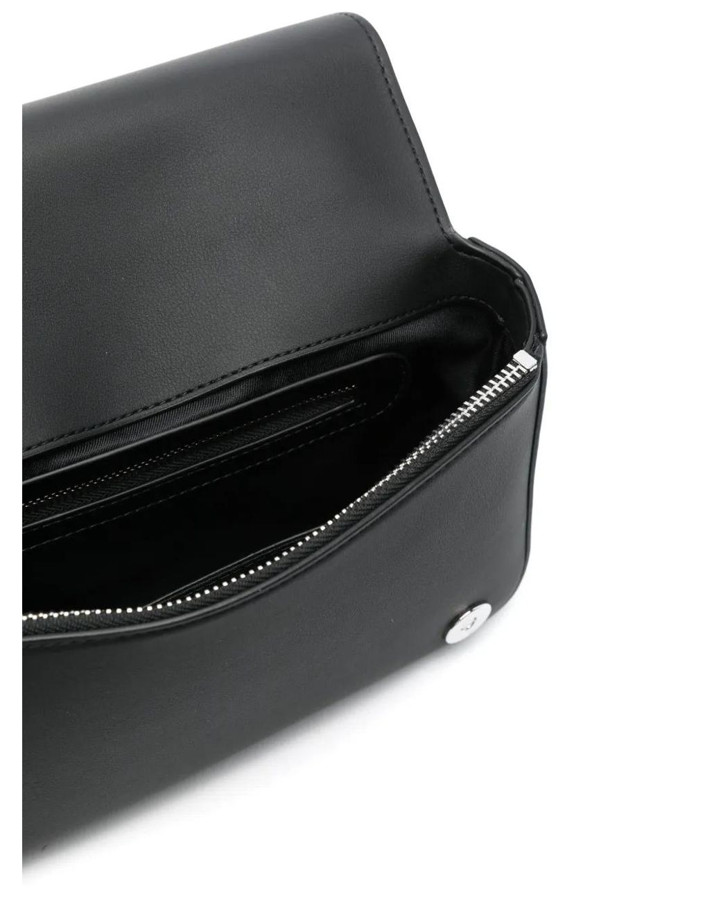 Love Moschino Black Logo-Plaque Corssbody Bag