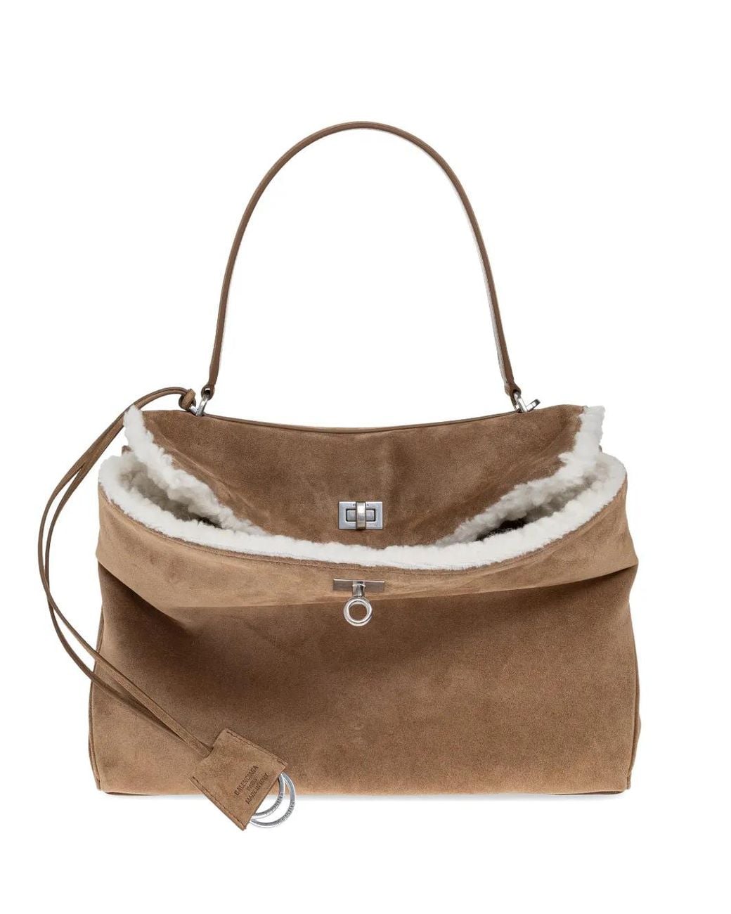 Balenciaga Brown Medium Rodeo Tote Bag