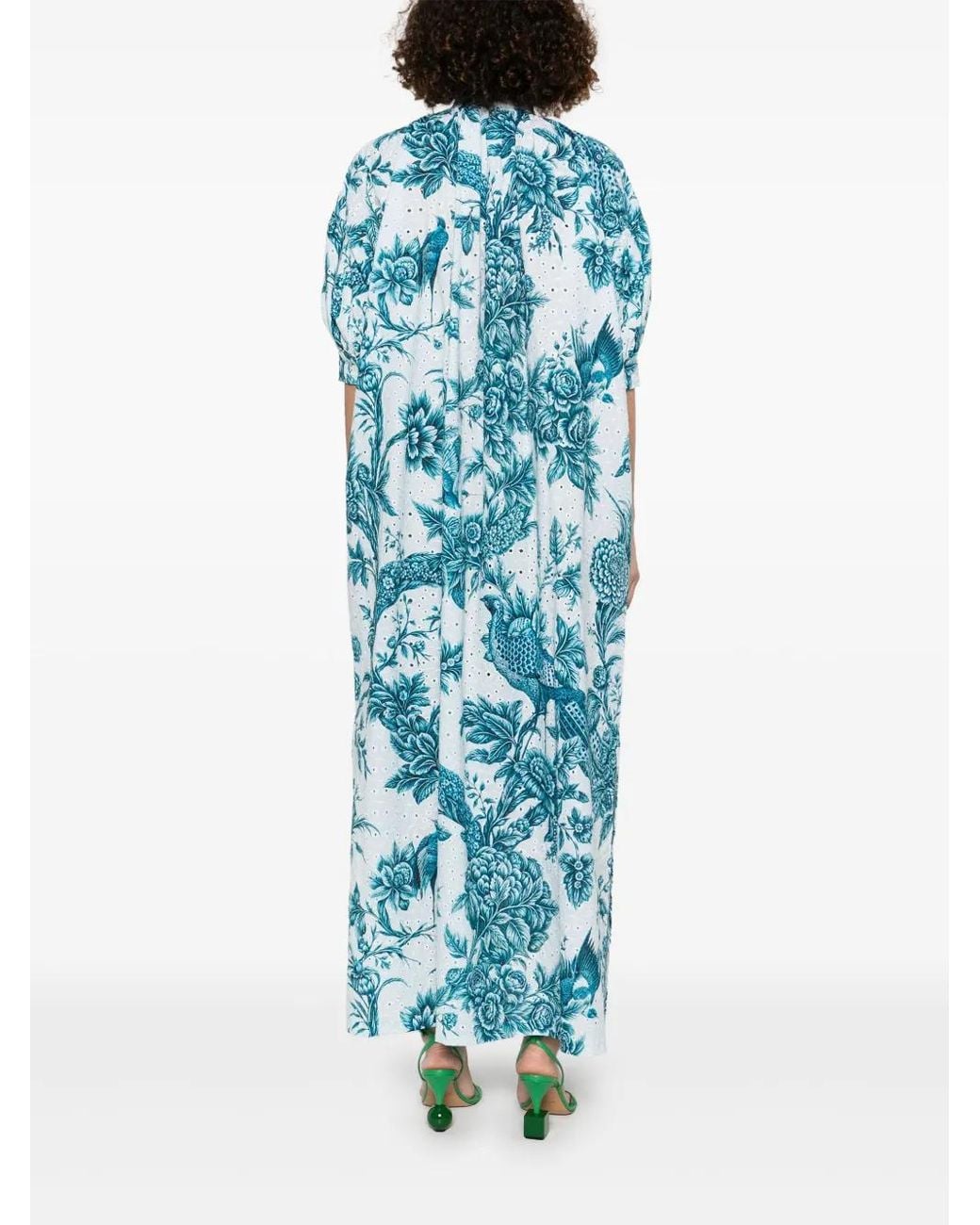 F.R.S For Restless Sleepers Blue Mete Maxi Dress