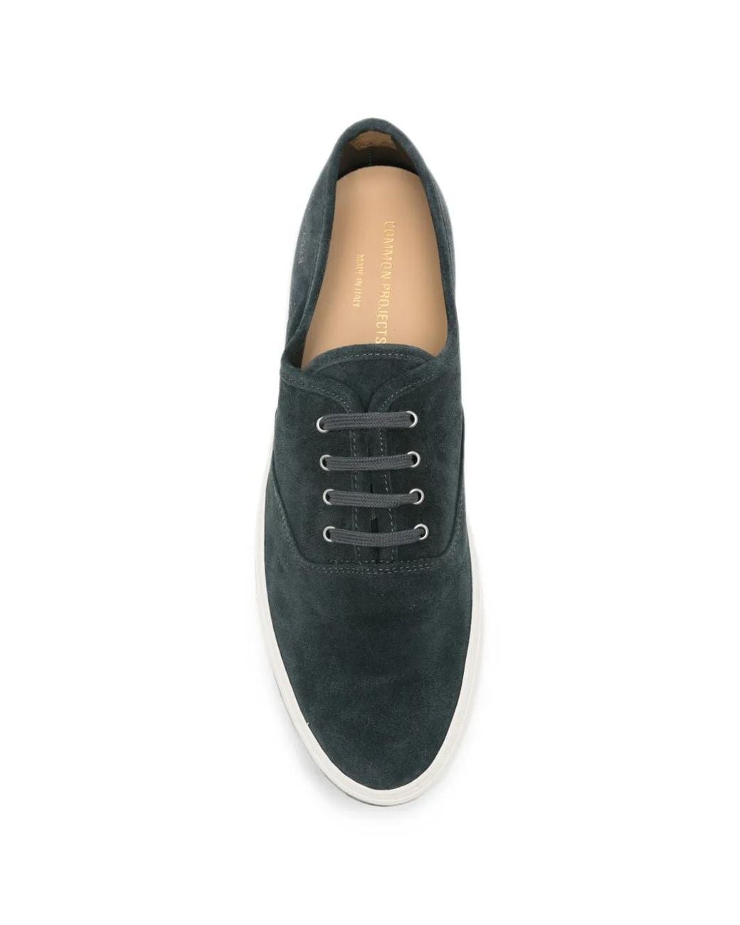 Common Projects Blue Suede-Tone Serial Number Sneakers for men