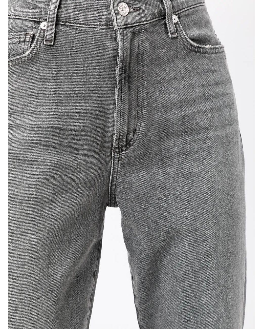 Citizens of Humanity Gray Olivia High-Rise Slim Jeans