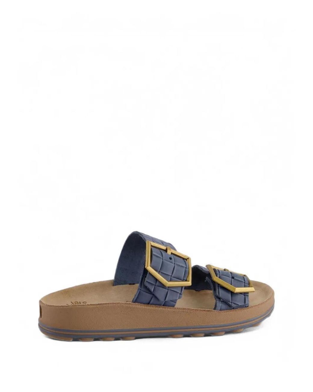 FANTASY SANDALS White Taylor Woven Buckle-Fastening Sandals