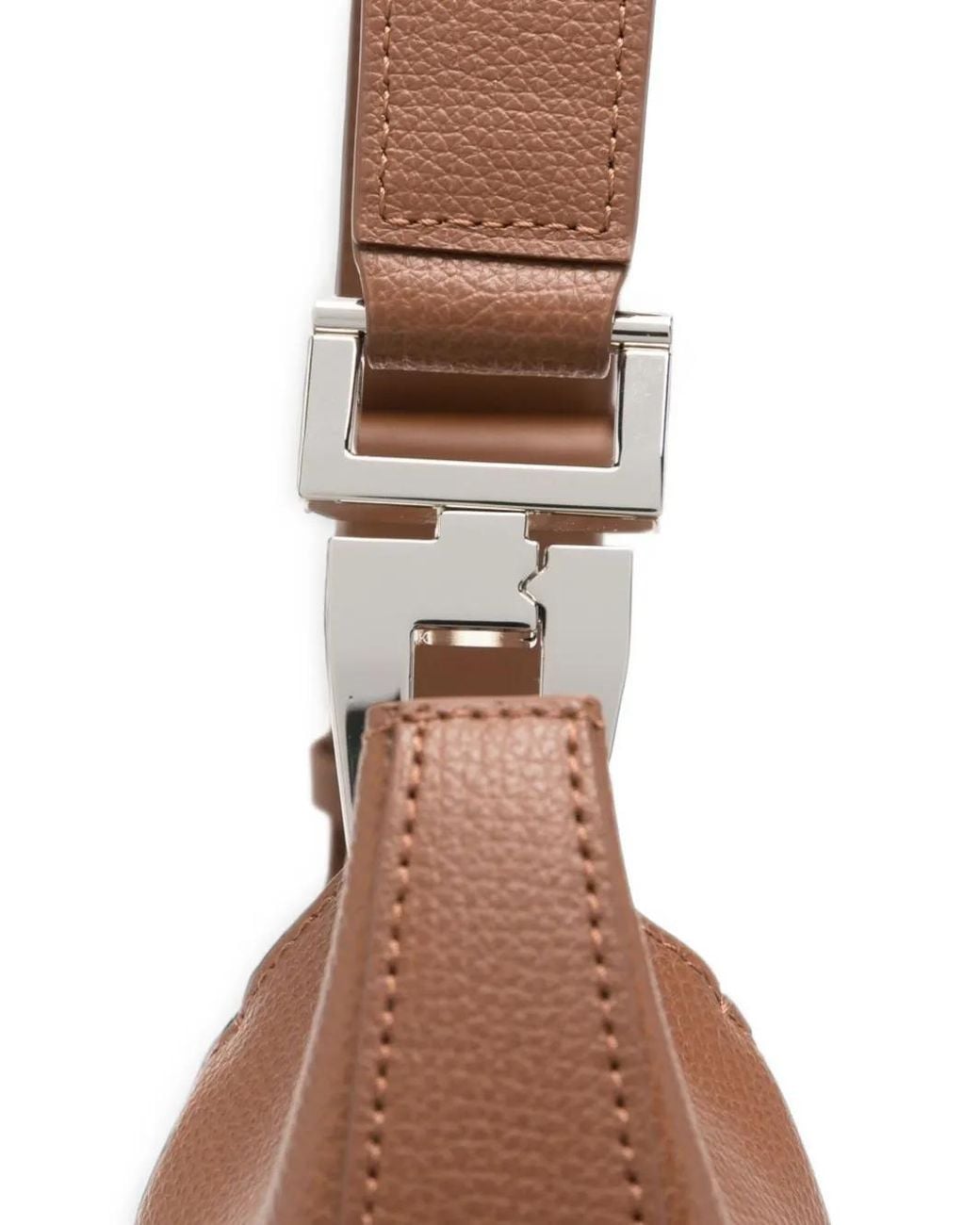 Emporio Armani Brown Leather Tote Bag