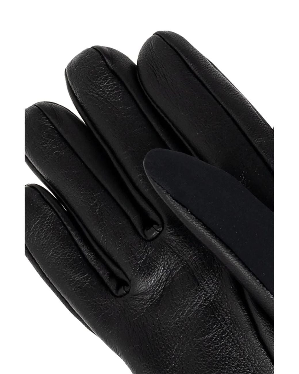 Canada Goose Black Mixed Media Gloves