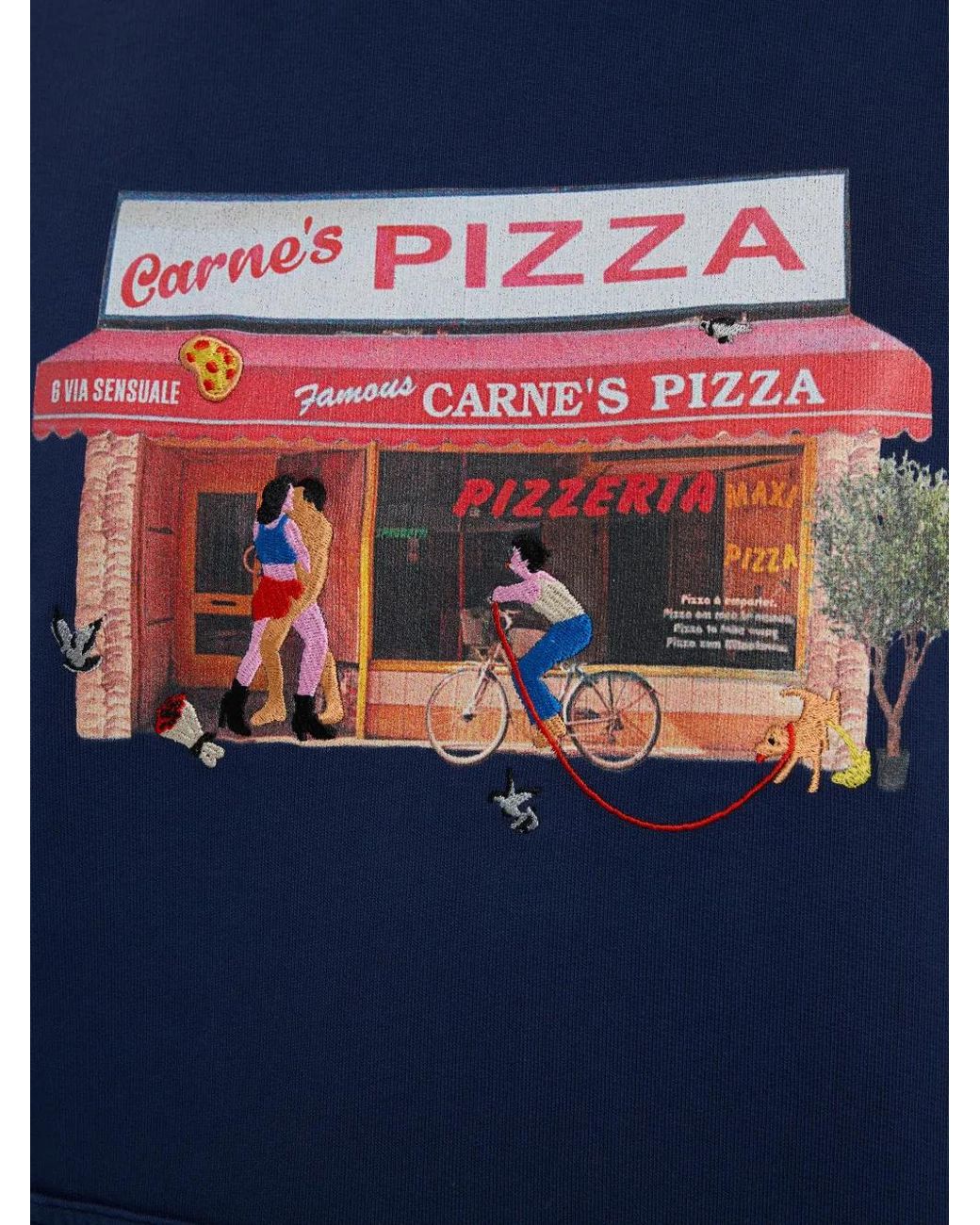 Carne Bollente Blue Hot Slice Hoodie