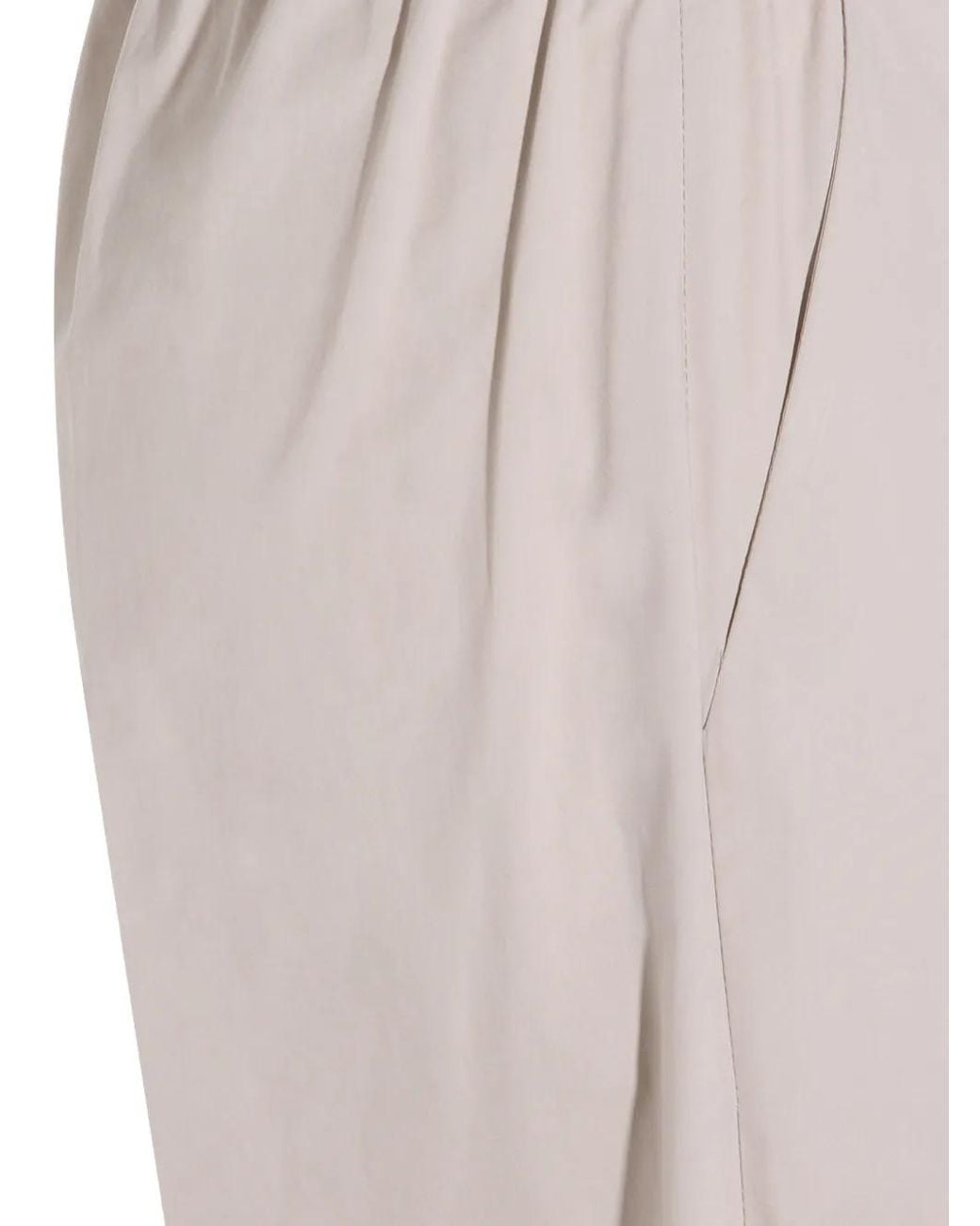 Antonelli White Elasticated Trousers