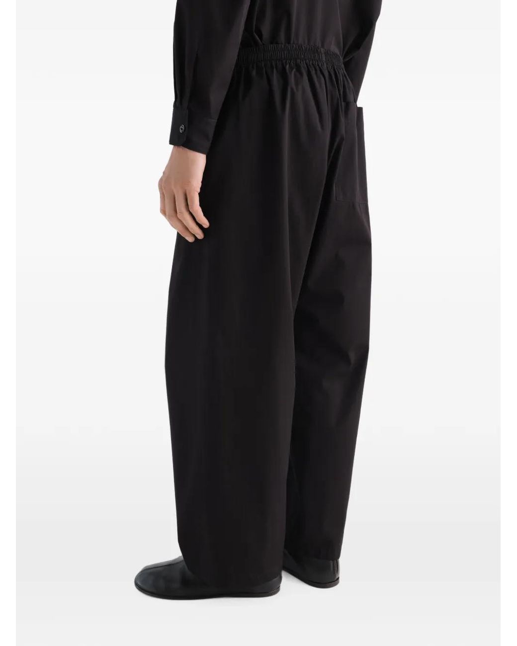 Lemaire Black Pyjama Pants for men