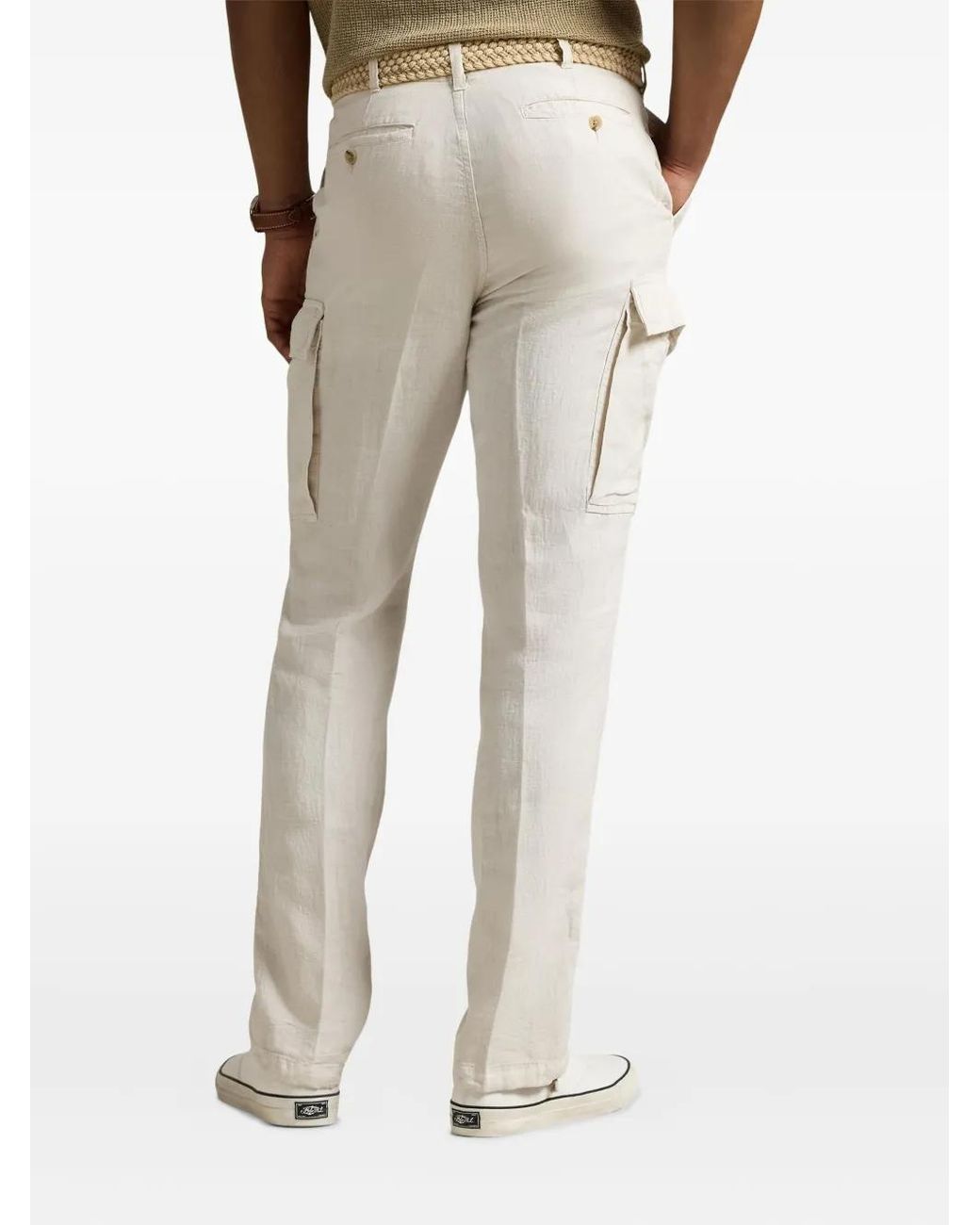 Polo Ralph Lauren White Cargo Pants for men