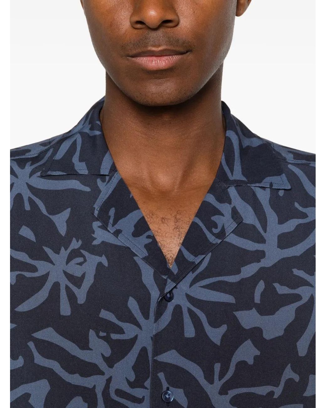 Chemise À Coupe Droite Et Imprimé Maxi Boss pour homme en coloris Blue
