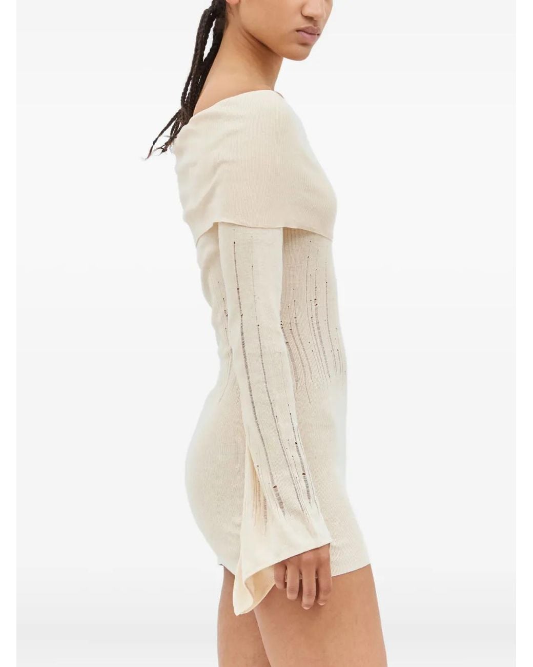 AYA MUSE White Deva Mini Dress