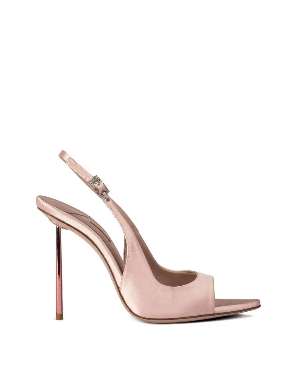 Le Silla Pink Bella Slingback Heeled Sandals
