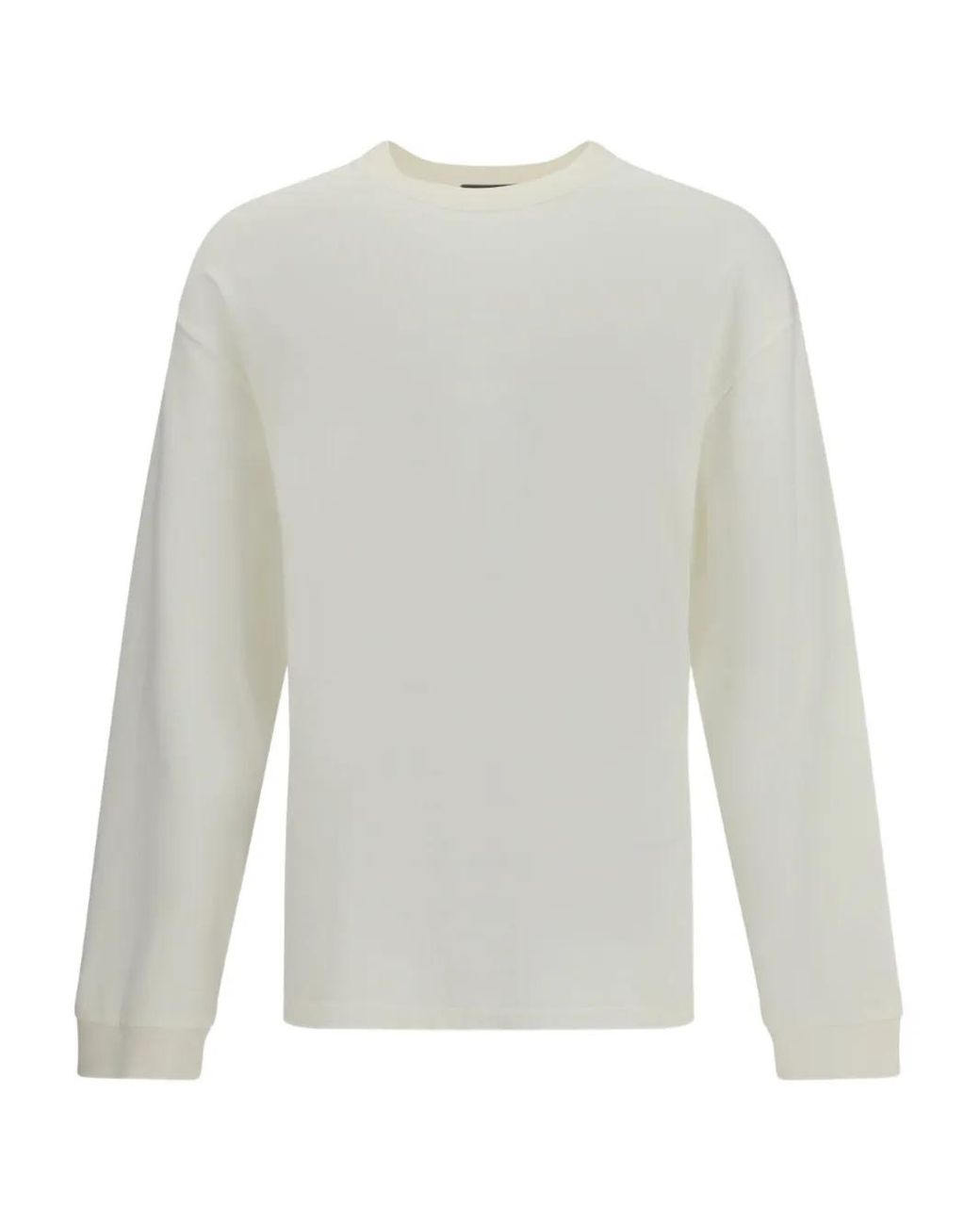 Dolce & Gabbana White Long-Sleeve Sweater for men