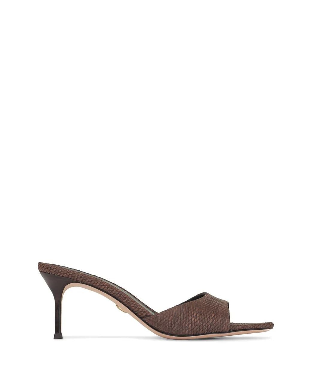 Veronica Beard Brown Raffia Sandals