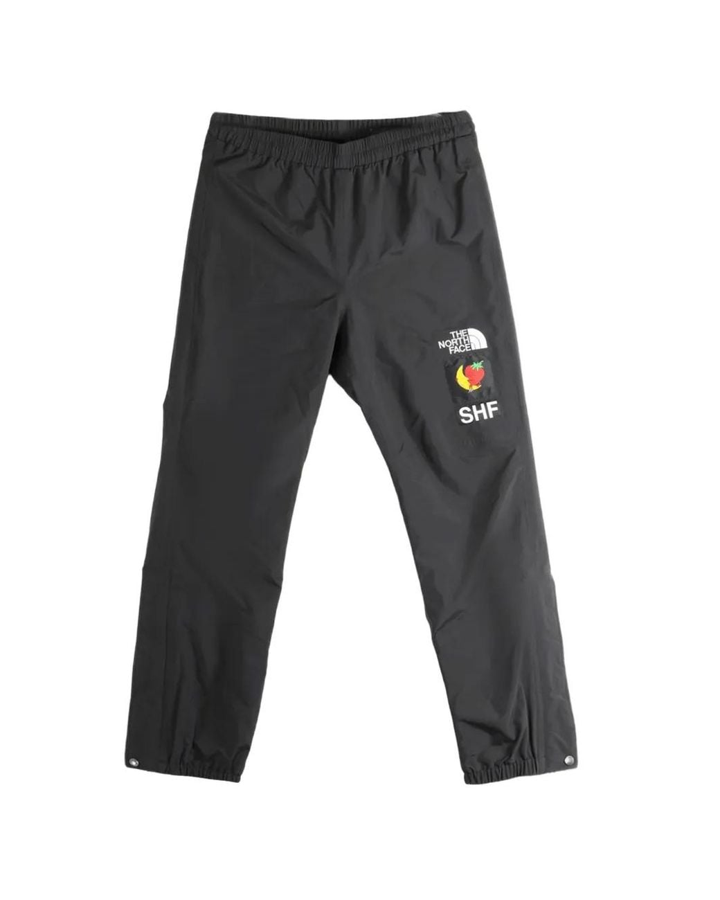 The North Face Gray X Shf Logo-Patch Track Pants for men