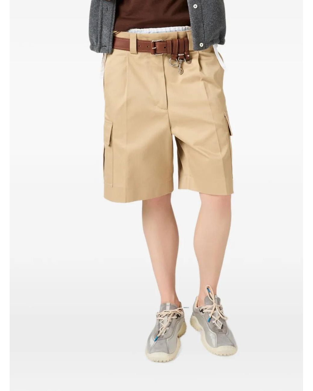 Miu Miu Multicolor Bermuda Chino