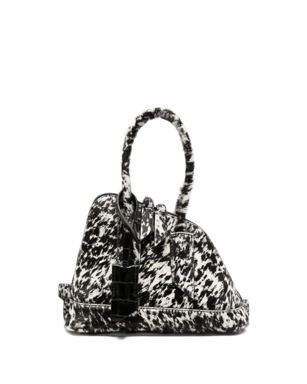 The Attico Black Mini Sant Ambroeus Tote Bag